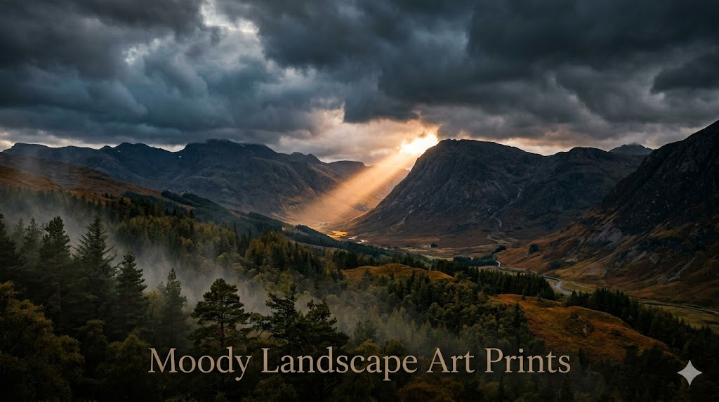 Moody Landscape Art Prints