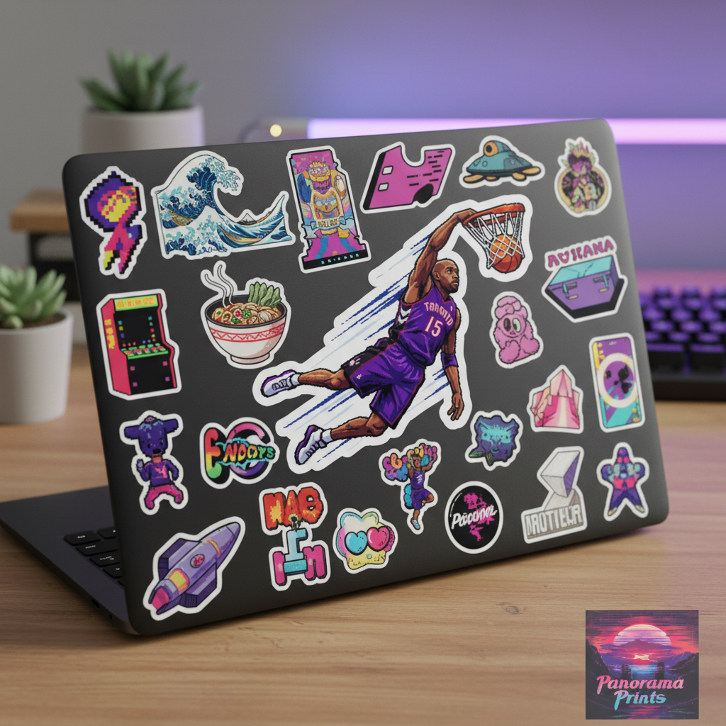 AIR Raptor 16-Bit Flight | Retro Basketball Pixel Art Sticker