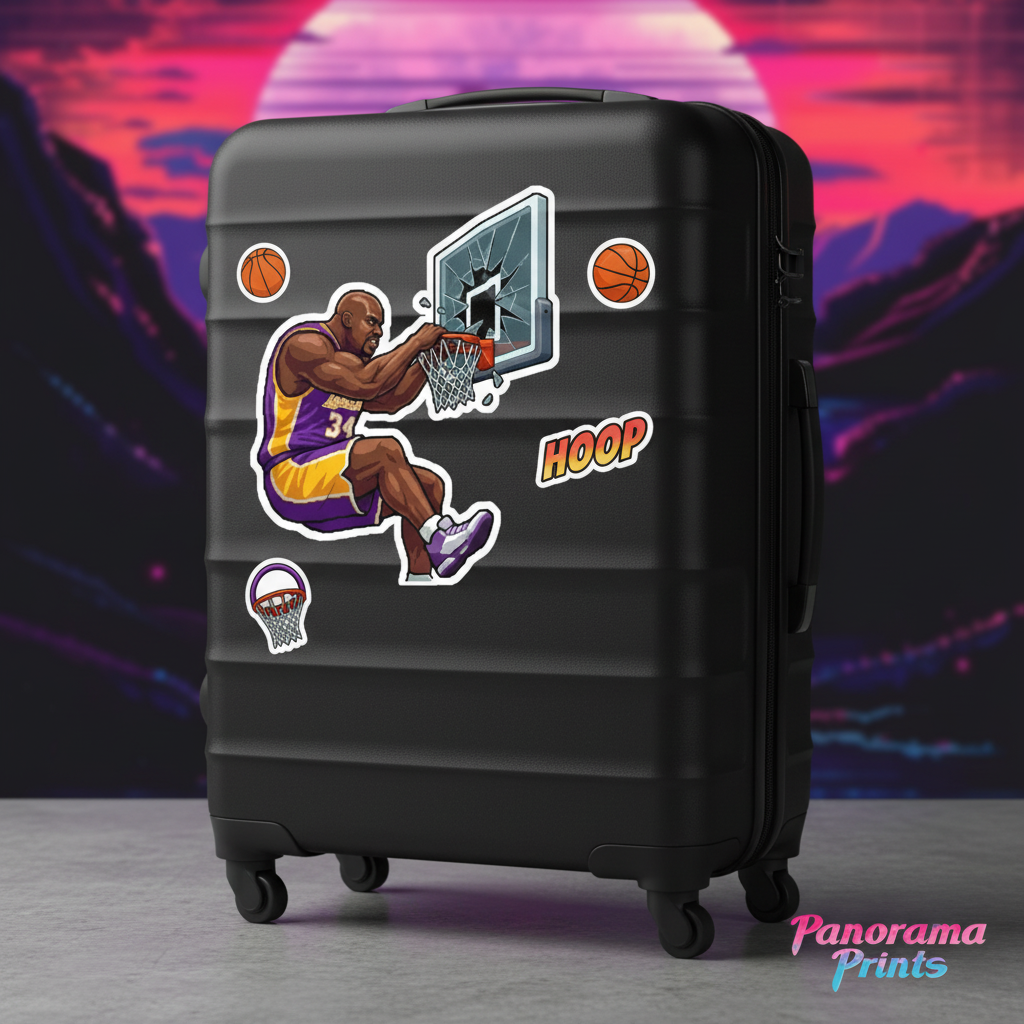 "The Diesel" 16-Bit Slam | Retro Basketball Pixel Art Sticker