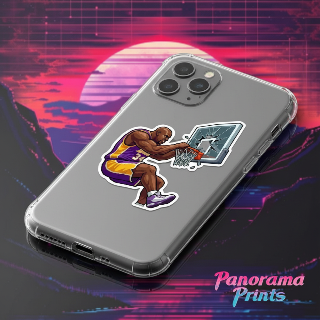 "The Diesel" 16-Bit Slam | Retro Basketball Pixel Art Sticker