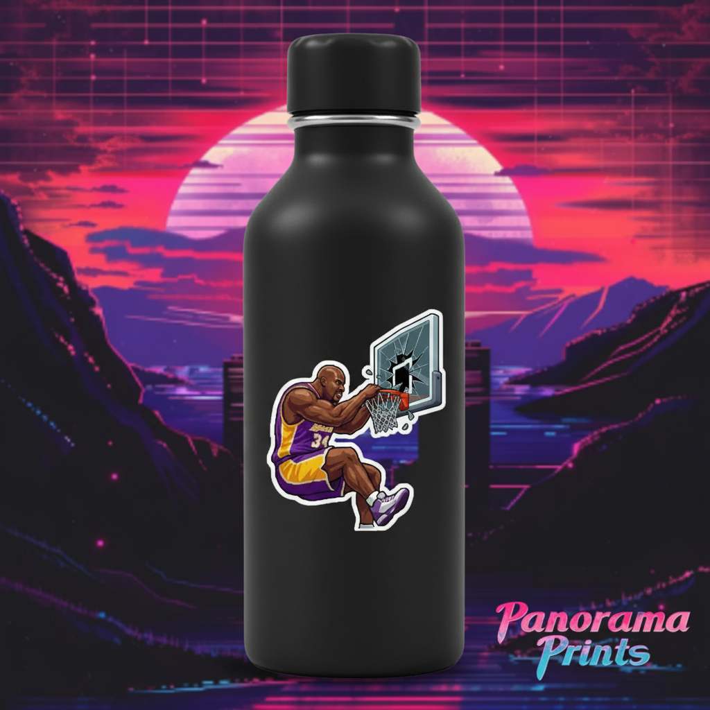 "The Diesel" 16-Bit Slam | Retro Basketball Pixel Art Sticker